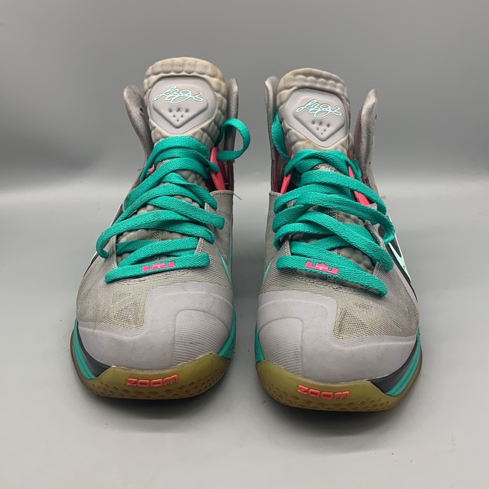 Nike LeBron 9 P.S. Elite 'South Beach' 2012 Mens Size 8 - Picture 3 of 8